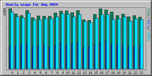 Hourly usage for May 2024